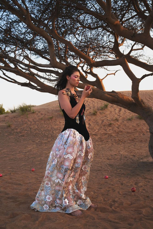 Velvet Jardin Dress