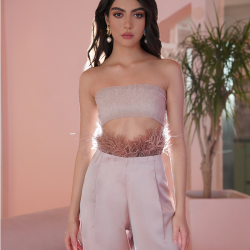 BARG Exclusive Fur Belt Trouser