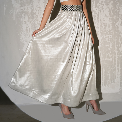 Mirror Belt Skirt
