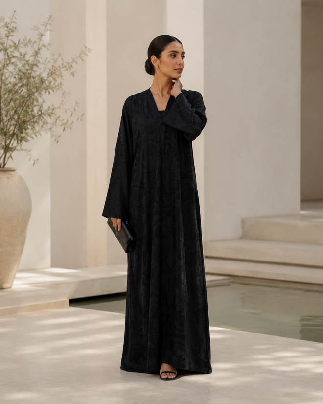 Bloom Embroidered Abaya