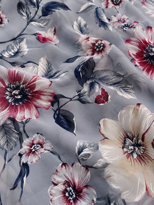 Summer Bloom Chiffon Abaya