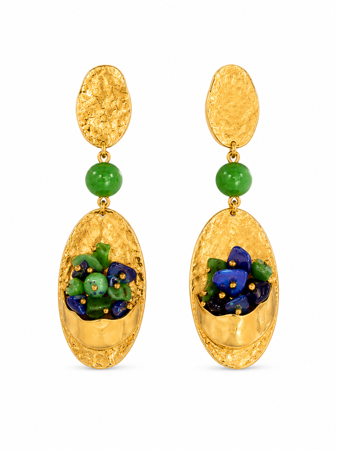 Azure Mosaic Earrings