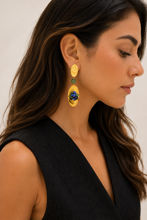 Azure Mosaic Earrings