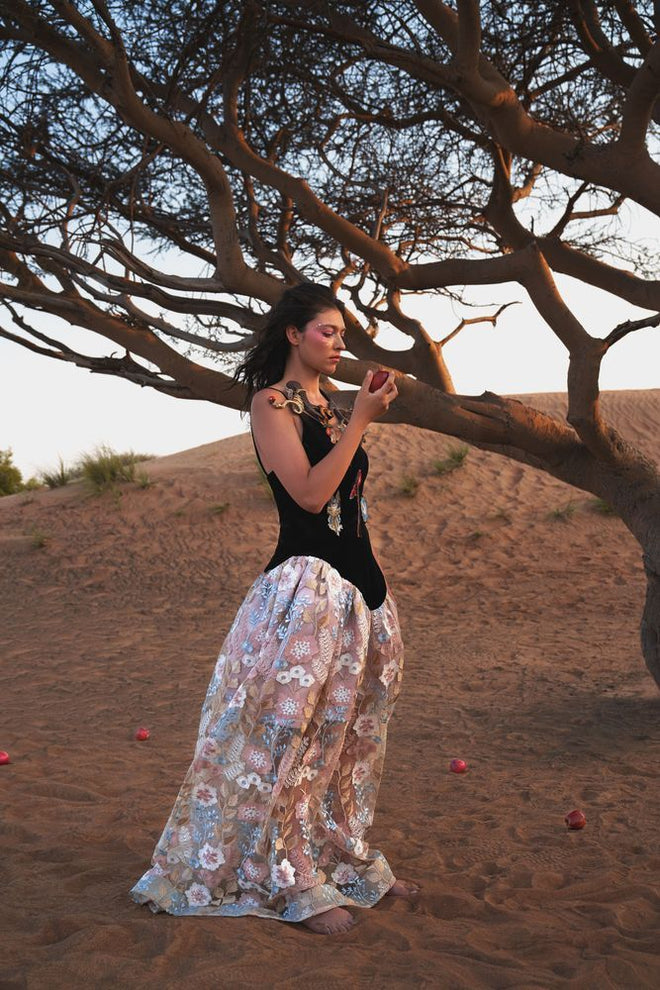 Velvet Jardin Dress