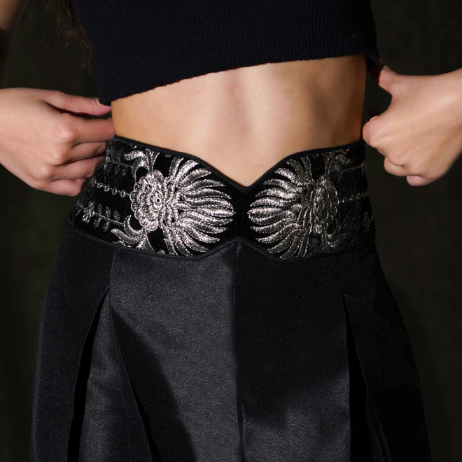 Velvet Belt Trouser