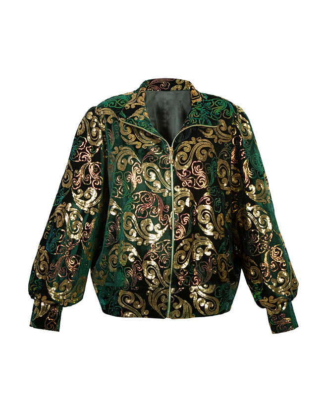 Velvet Sequin Jacket