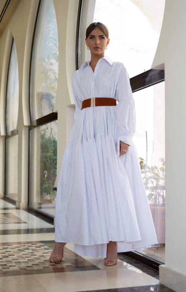 Yvonne Maxi Dress White
