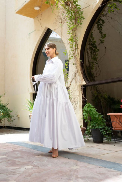 Yvonne Maxi Dress White