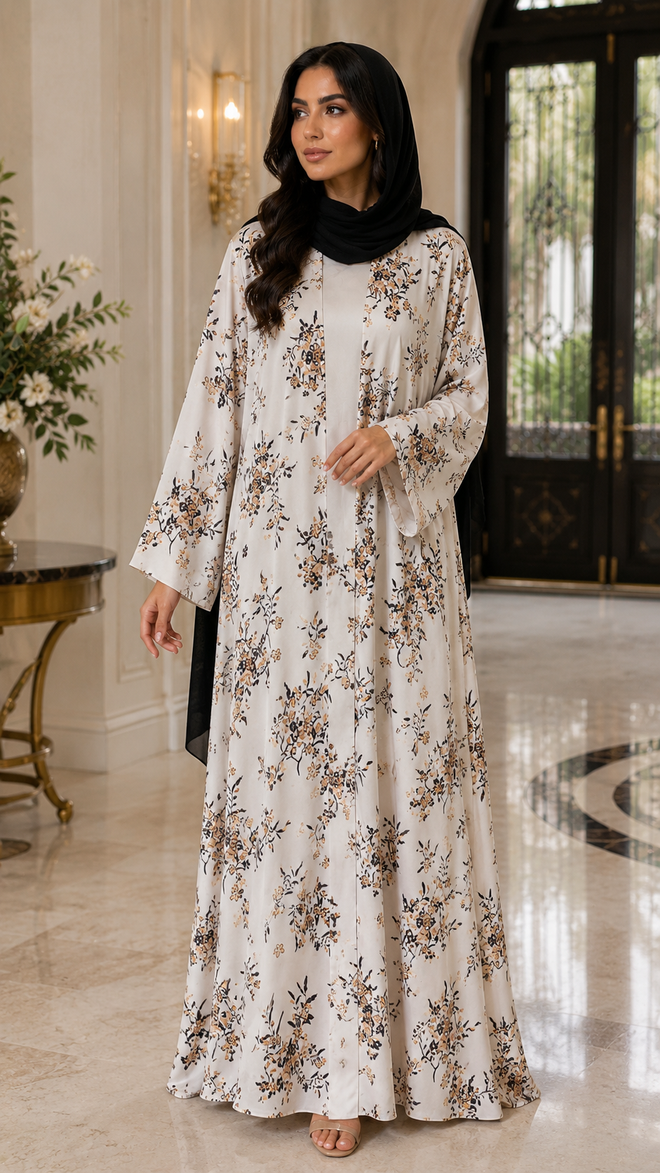 Sakura Bloom Abaya