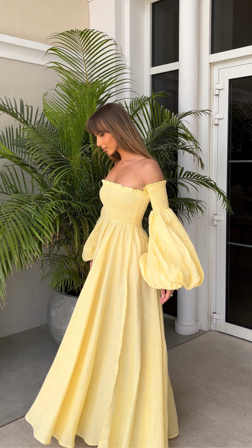 Linen Maxi Dress
