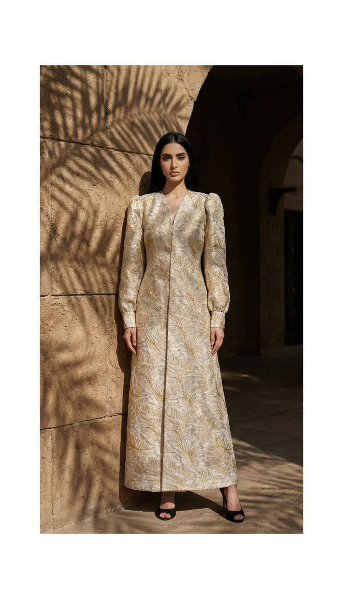 Gilded Leaf Abaya