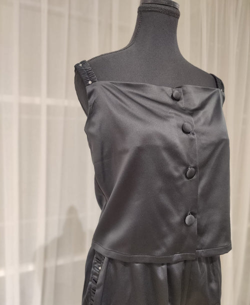 Ruched and Crystal Pajama