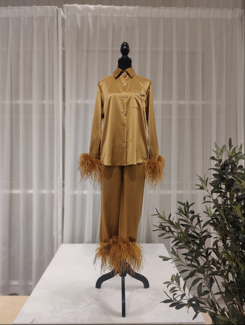 Feather Pajama Set