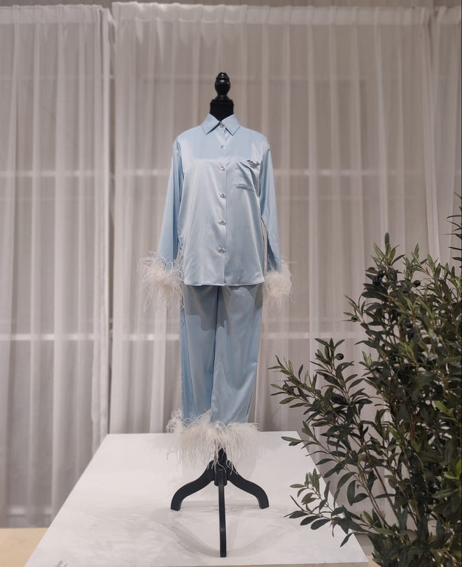 Feather Pajama Set