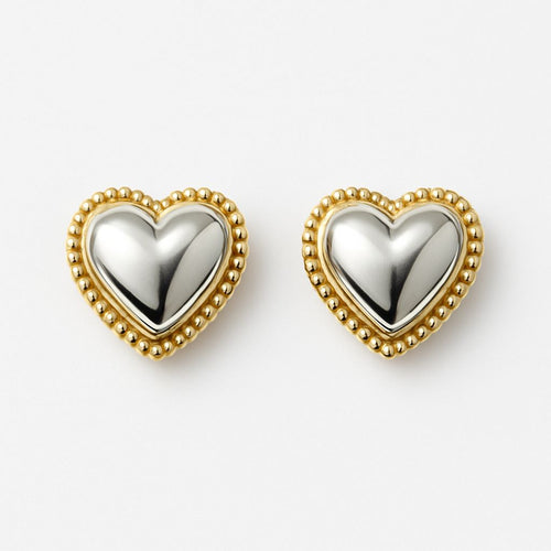 Bubble Heart Earrings