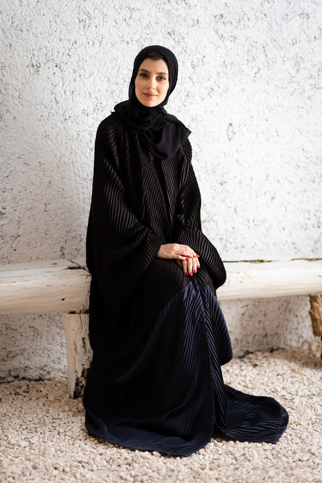 Plisse Abaya