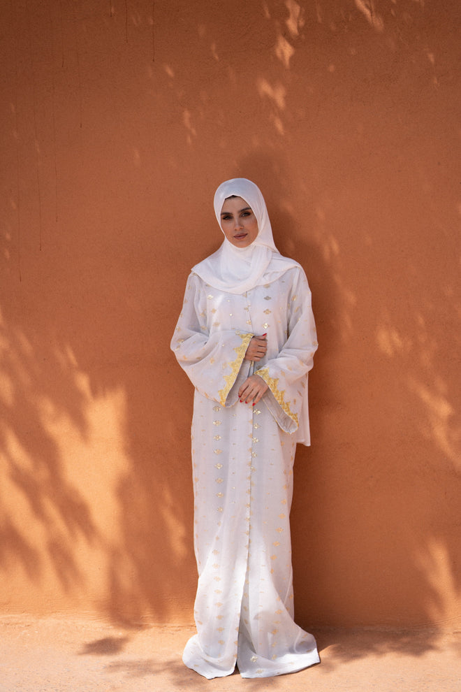 Personalize Customization of Golden Abaya