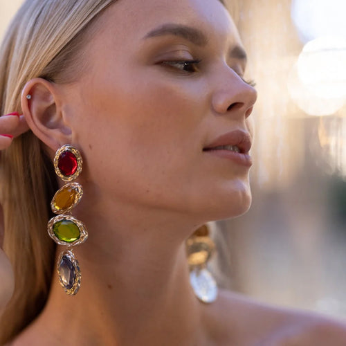 Colour Stones Earrings
