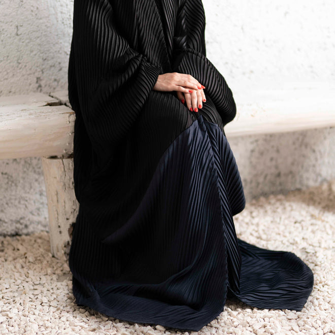 Plisse Abaya