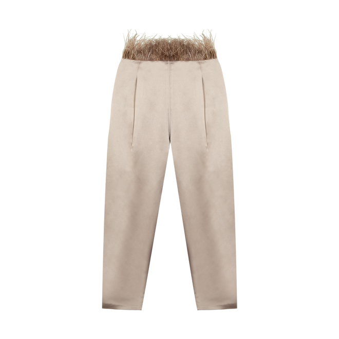 BARG Exclusive Fur Belt Trouser